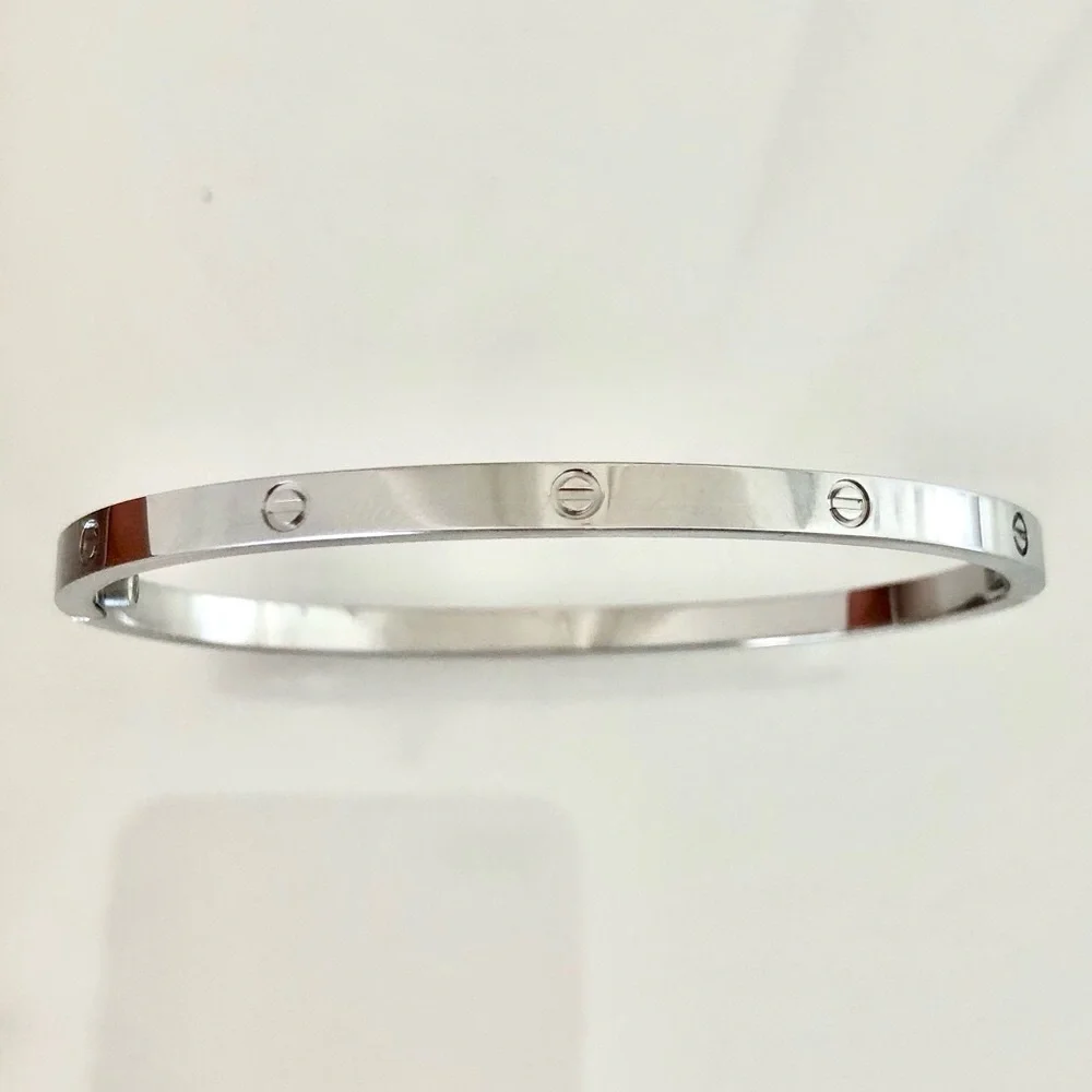 Screw Bracelet Small Model Stainless Steel.